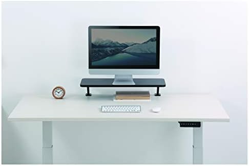 StarTech.com צג משכים מעמד-מהדק-על צג מדף עבור שולחן-נוסף רחב 25.6 עבור עד 34 צגים-שחור