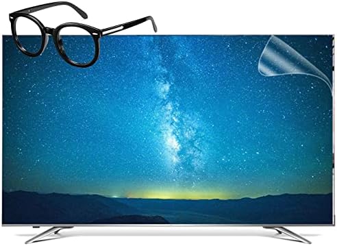 סט מגן מסך טלוויזיה נגד בוהק קלוניס מט עם משקפיים נגד אור כחול מקלים על מאמץ בעיניים קצב נגד השתקפות