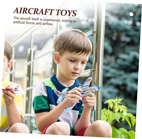 צעצועים 36 יחידים זורקים ידיים מטוס קצף ילדים צעצועים חינוכיים דגמי מטוס 3D דגמי קצף מצחיק מטוס משגר לילדים