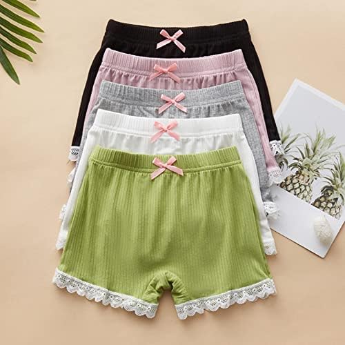 ילדות קטנות ביטוח קיץ תחתונים שכבה מכנסיים קצרים במפשעה קדמית לנשים מכנסיים קצרים בקיץ בצבע אחיד