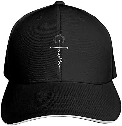 אמונה צלב לוגו יוניסקס בייסבול כובע לגברים נשים הנוצרי נהג משאית כובעי כובע עבור בני נוער למבוגרים