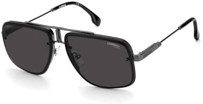 משקפי שמש מלבן של Carrera Glory II לגברים + צרור עם מעצב IWear ערכת משקפי חינם