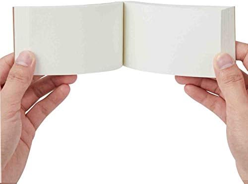 ספרי פליפ 10 חבילה - 88 גיליונות נייר אנימציה ריקים לכל הפליפ ספר - 4.5 x 2.5 אינץ ' - לרישום ויצירה מצוירת