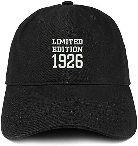טרנדי הלבשה חנות מהדורה מוגבלת 1926 רקום מתנת יום הולדת מוברש כותנה כובע