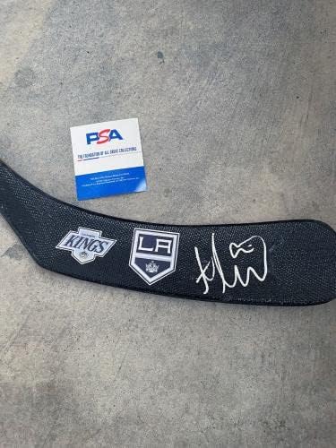 אדריאן קמפה לוס אנג'לס קינגס חתום על חתימה הוקי מקל חתימה עם PSA COA - מקלות NHL עם חתימה