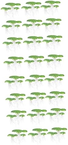 עיצוב עלים בלאקו 4 חבילות /36 יחידות לעיצוב צף מים מים ירוק עם זכוכית עלווה חממה בטוחה דשא נטוש