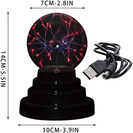 מנורה גל ההלם USB כדור סטטי כדור יון כדור הברגים הלינגיים עוקבים אחריך נוגעים לגעת מנורה קסומה
