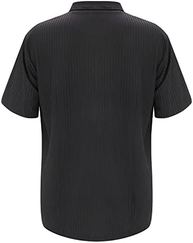 אופנה מוצק פולו חולצות לגברים קצר שרוול מזדמן במצוקה חולצות דק כפתור למטה חולצות דש בוטון זכר למעלה