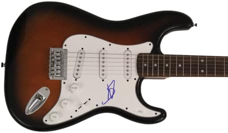 סטיב וינווד חתם על חתימה בגודל מלא פנדר סטראטוקסטר גיטרה חשמלית עם ג 'יימס ספנס ג' יי. אס. איי אימות-רול עם זה,