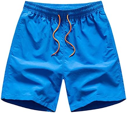 גברים של שרוך מהיר יבש בגד ים רשת רירית וחוף רחצה חליפות צבעוני למתוח בגדי ים מכנסיים קצרים