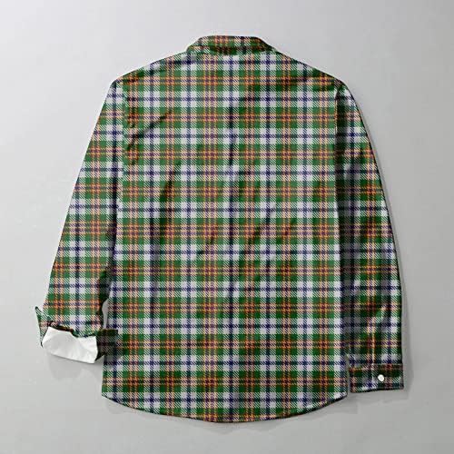 חולצות טי גרפיות של xiqiam לגברים מתנות אופנה מזדמן דש מכפתור מזמן ז'קט קרדיגן מודפס עם שרוולים ארוכים