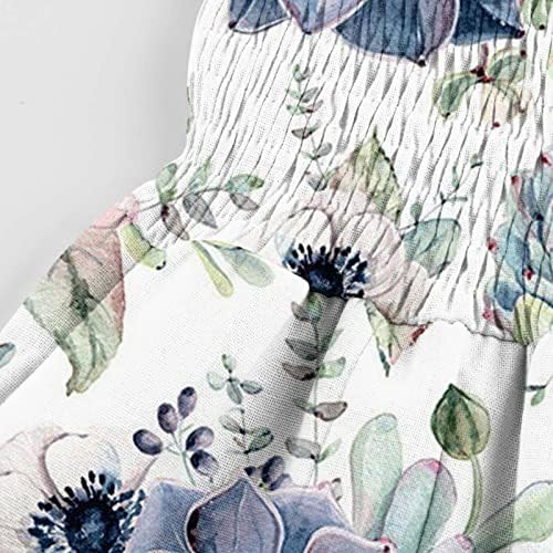 מכנסי פשתן של Oclun לנשים מודפסים פרחים מודפסים עם מותניים גבוהים רופפים רופפים בכושר ארוך טרקלין מכנסי אופנה