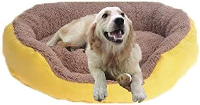 מיטה עגולה כלב חתול 4 - שמיכות כלבים לכלבים גדולים - פליס חם רחיץ מיטת כרית כרית רכה ביתי ציוד חיות מחמד