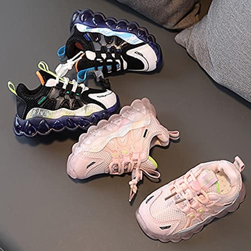 QVKARW אור אופנה על נעלי תינוקות מובילות נעלי ילדים מזדמנים נעלי ספורט נעלי ספורט רכות נעלי ספורט סנדלי תינוקות