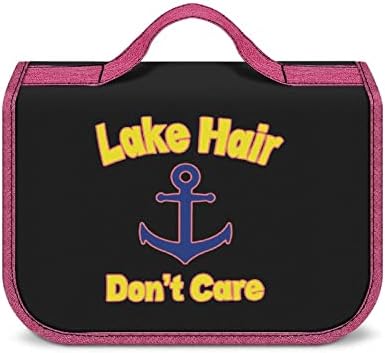 שיער אגם לא אכפת תיק טואלטיקה תלייה תיק איפור נסיעות שקית קוסמטיקה אטומה למים