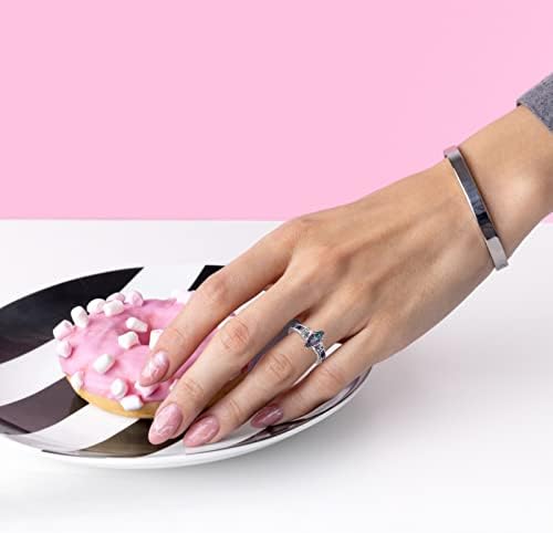 2023 חדש תכשיטי טבעת האהבה טבעת מתנת יום הולדת חתונה טבעת אירוסין נשים של יום אופנה טבעות שלד יד טבעות