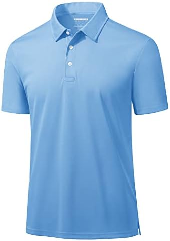חולצות פולו לגברים של Magcomsen 3 כפתורים עבודה מזדמנים חולצות טיול יבש מהיר שרוול קצר חולצה גולף פיקה ג'רזי