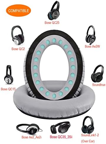 רפידות אוזניים להחלפת אוזניות מקצועיות עבור Bose QuiteComfort 35 QC 2 15 25 כרית כרית אוזניים