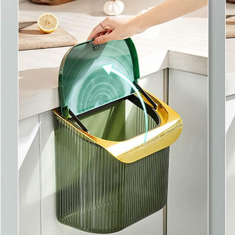 קיר רכוב מטבח אשפה יכול אמבטיה שירותים ארון דלת עם מכסה גדול קיבולת פח אשפה סלון פסולת