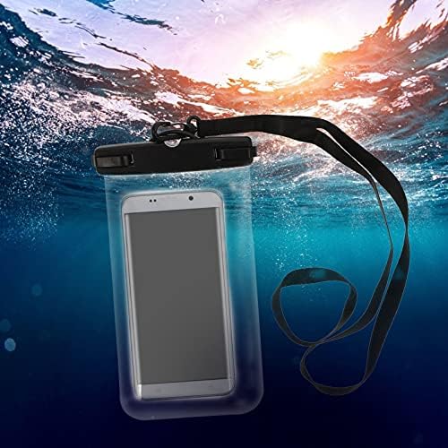 עמיד למים טלפון פאוץ מחזיק נייד יבש תיק מתחת למים טלפון מקרה עם שרוך עבור שיט שחייה קיאקים חוף בריכת