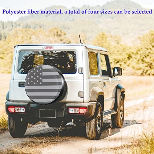 ליאו איריס כיסוי צמיג חילוף שחור אמריקה דגל רכב שטח רכב שטח קרוואנים חניון מגני צמיג מגנים