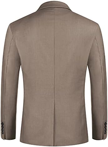 קופנדי גברים בלייזר מעילי ספורט מקרית חליפה רזה חליפה עסקים כפתור אחד בלייזרים