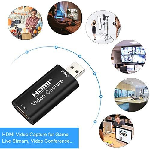 כרטיס לכידת וידאו HDMI, 4K HDMI לכרטיס לכידת USB מלא HD 1080P 30FP