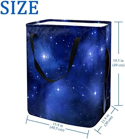 גלקסי חלל כוכב הלכת הדפסת סל כביסה מתקפל, 60 ליטר עמיד למים סלי כביסה סל כביסה צעצועי אחסון לחדר