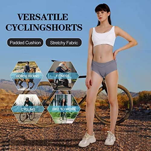 נשים של רכיבה על אופניים תחתונים 4 ד מרופד ג ' ל אופני אופניים מכנסיים קצרים הר תחתונים רכיבה תחתונים