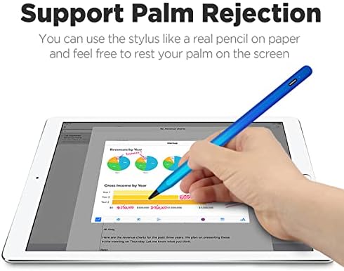 עט חרט לאייפד עם דחיית דקל, עיפרון iPad תואם ל- Apple iPad Pro 11 אינץ '1/2/3/4, iPad Pro 12.9