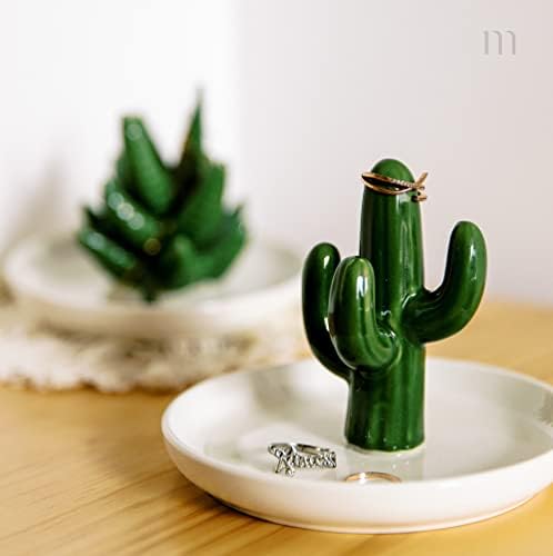 מונו סלון קקטוס טבעת מחזיק עבור שולחן אמהות יום תכשיטי מחזיק שינה אסתטי שולחן מגש קישוטי צמח