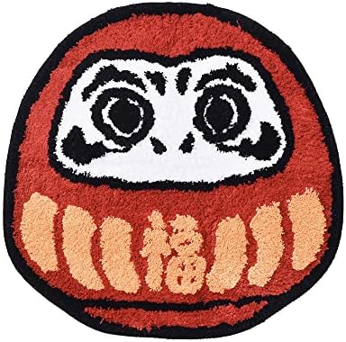 שטיח אמבטיה יפני, שטיח אמבטיה בובה אדום דרומה, מחצלת אמבטיה אנימה יפנית חמודה, מתנה לאוהבי התרבות