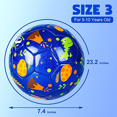 ילדים כדורגל כדורגל בגודל 3 כדור משודרג לילדים לילדים 4 5 6 7 8 משחקי כדור חיצוניים מקורה בני 9 עם 1 משאבה