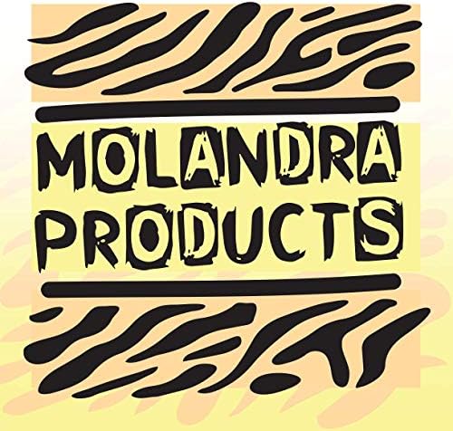 מוצרי Molandra Hodman - 20oz hashtag בקבוק מים לבנים נירוסטה עם קרבינר, לבן