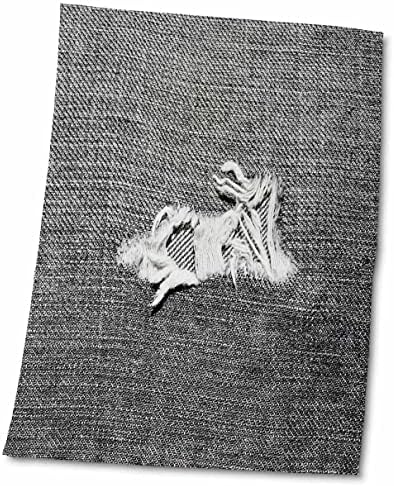 3 דרוז אן מארי באו - מרקמים - אפקט מרקם ג'ינס שחור קרוע - מגבות