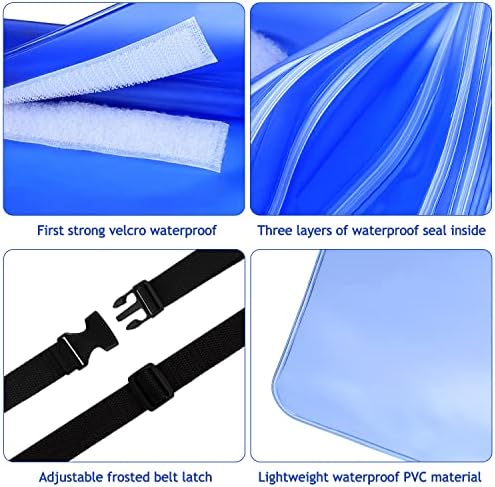 עמיד למים פאוץ עם רצועת מותניים, עמיד למים פאני חבילה לשמור טלפון חפצי ערך בטוח ויבש חוף אביזרי
