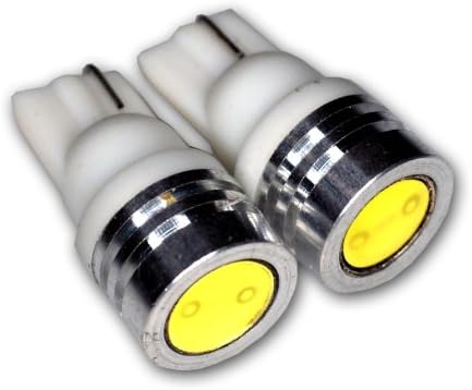 TUNINGPROS LEDML-T10-WHP1 מפת תאורה נורות LED נורות T10 T10, סט גבוה של LED LED 2-PC