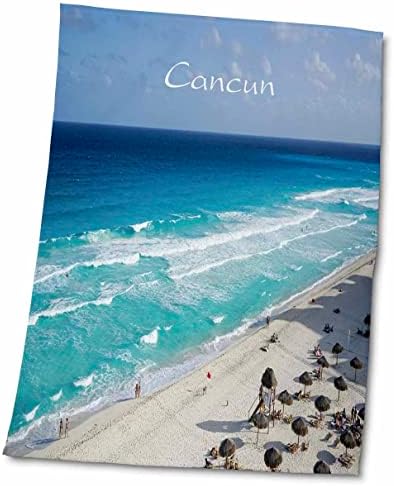 3ROSE כל הדברים המקסיקנים - תמונה של חוף הים בקנקון מקסיקו - מגבות