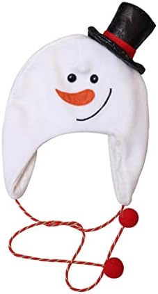 חג המולד עץ כובע קישוט למבוגרים ילדי כובע ילדי למשוך פלנלית ארוך חבל קריקטורה שלג כובע מסיבת שמלה