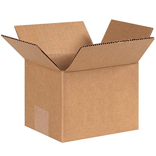 6 איקס 5 איקס 4 קופסאות קרטון גלי, קראפט, חבילה של 25, למשלוח, אריזה והעברה, על ידי בחירה אספקת משלוח