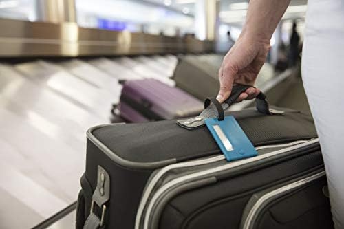 סט נסיעות של 2 תגי מזוודות, חותמות דרכון, 4. 4 על 2.5 על 25