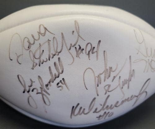 דנה סטאבלפילד, ריקי ווטרס, טיילור חתמו על כדורגל 49ers. JSA - כדורגל חתימה