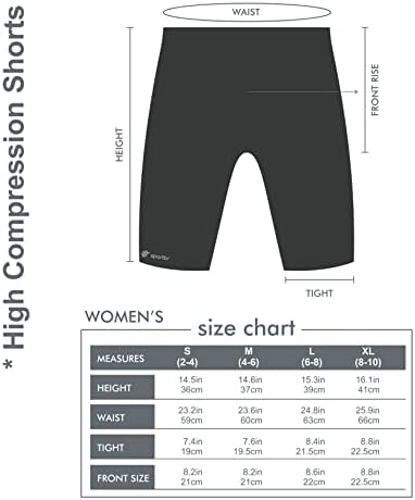 מכנסיים קצרים לנשים של Sportbr, ברמודה דחיסה, מכנסיים קצרים לנשים - הגנה על 50 50, מכנסיים קצרים מותניים