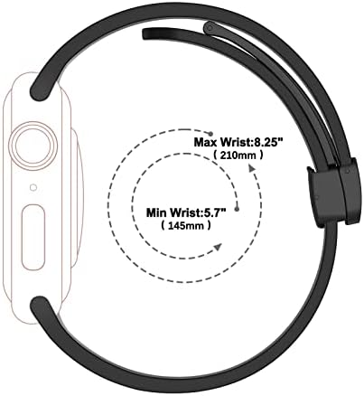 להקות ספורט Vevexiao תואמות את Apple Watch Ultra Band 49 ממ 45 ממ 44 ממ 42 ממ 41 ממ 40 ממ 38 ממ, סיליקון סיליקון