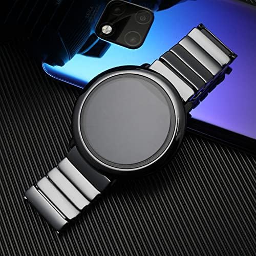 Fulnes Smart Watchband 20 ממ 22 ממ צמיד קרמיקה עבור Samsung Gear S2 S3 S4 רצועת החלפה עבור Huawei