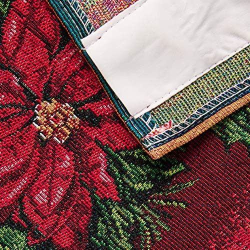 ויולט פשתן דקורטיבי שטיח עיצוב חלבלוב חג המולד 60& 34; איקס 15& 34; חלון אלאנס
