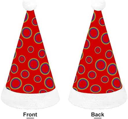 קשת מעגל חג המולד סנטה כובע עבור אדום חג המולד כובע חג טובות חדש שנה חגיגי ספקי צד