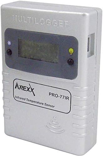 AREXX PRO -77IR חיישן לוגר נתונים טמפרטורת גודל מדידה -70 עד 380 מעלות צלזיוס