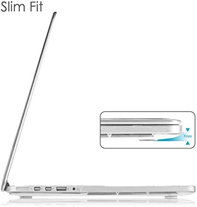 מארז Fintie עבור MacBook Pro 15 רשתית - Slim Snap on Hard Shell Cover Protection עבור MacBook