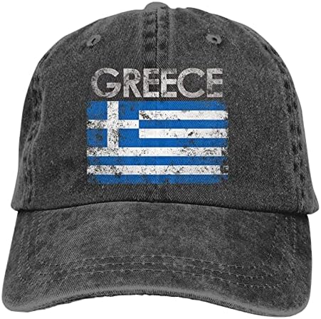 דגל יווני של סבונין של כובעי ג'ינס יוון עבור מכסי בייסבול של נשים